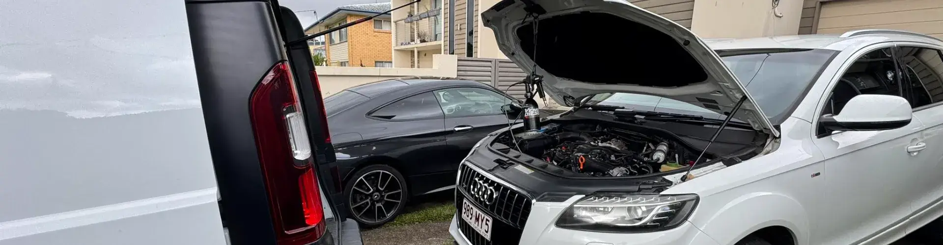 car open hood