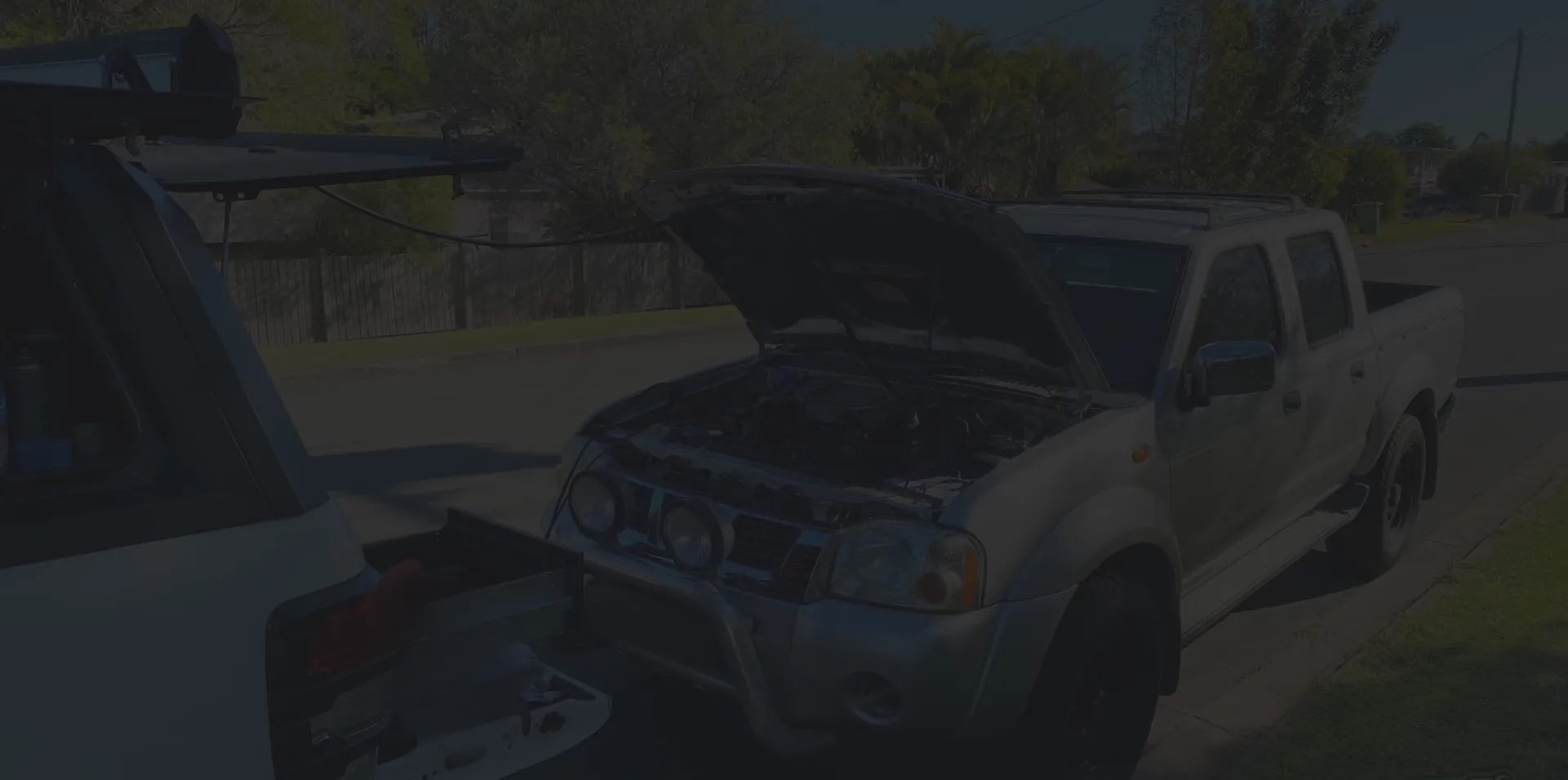 car open hood