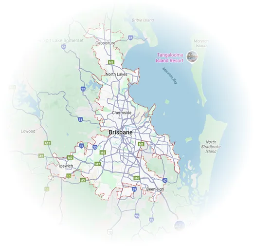 map of brisbane